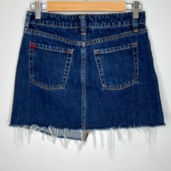 Urban Outfitters BDG asymmetrical denim mini skirt S - Picture 3 of 6